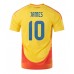 Colombia James Rodriguez #10 Hjemmedrakt Copa America 2024 Kortermet